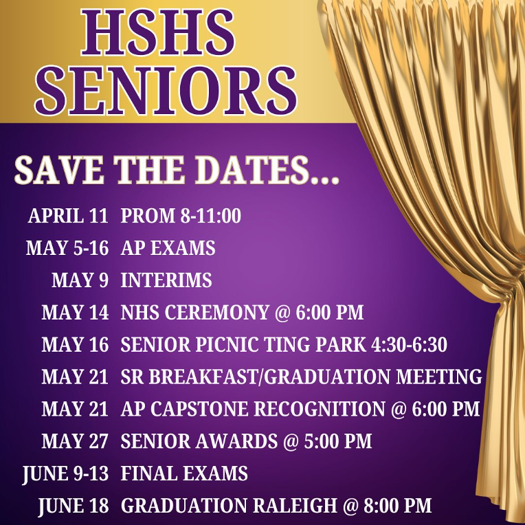 Important Senior Dates